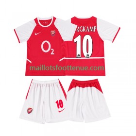 Maillot/Tenue Arsenal BERGKAMP 10 2003 Retro Enfant Domicile 2002